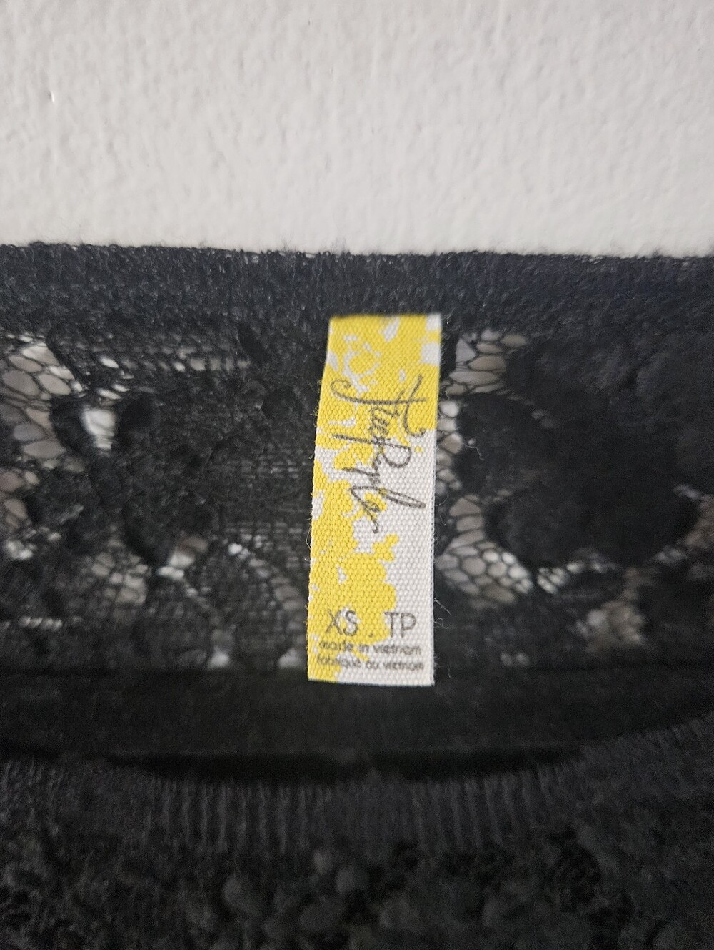 Free People Black Lace Tank Top - Picture 2 of 11